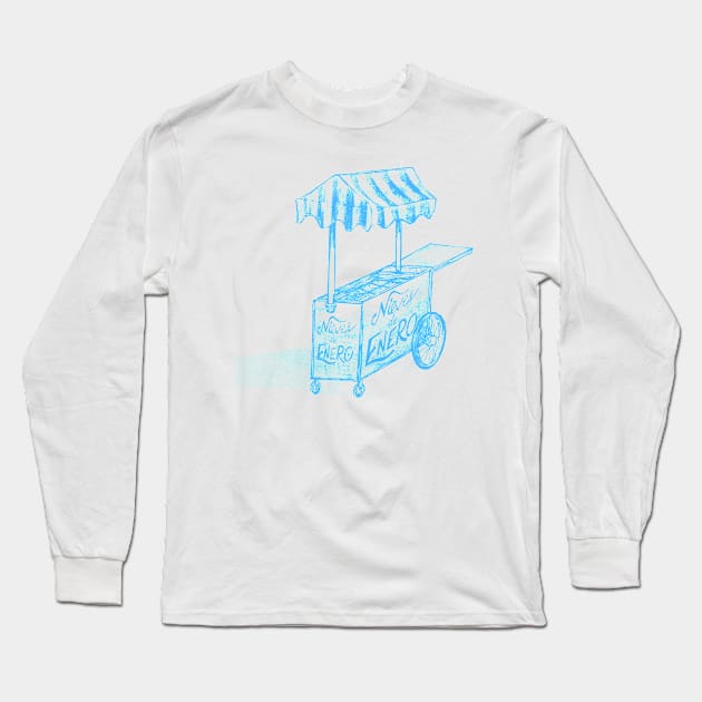 Ice cream nieves de enero Long Sleeve T-Shirt by ANDYWARHORE